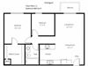 Crosswinds_2 Bedroom Floor Plan